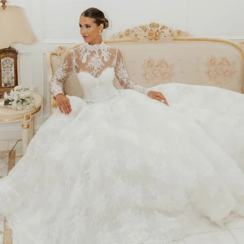 Customized Simple ivory white Spaghetti Appliques Wedding Dresses string of Tull A-line Bridal Gowns Made Dress