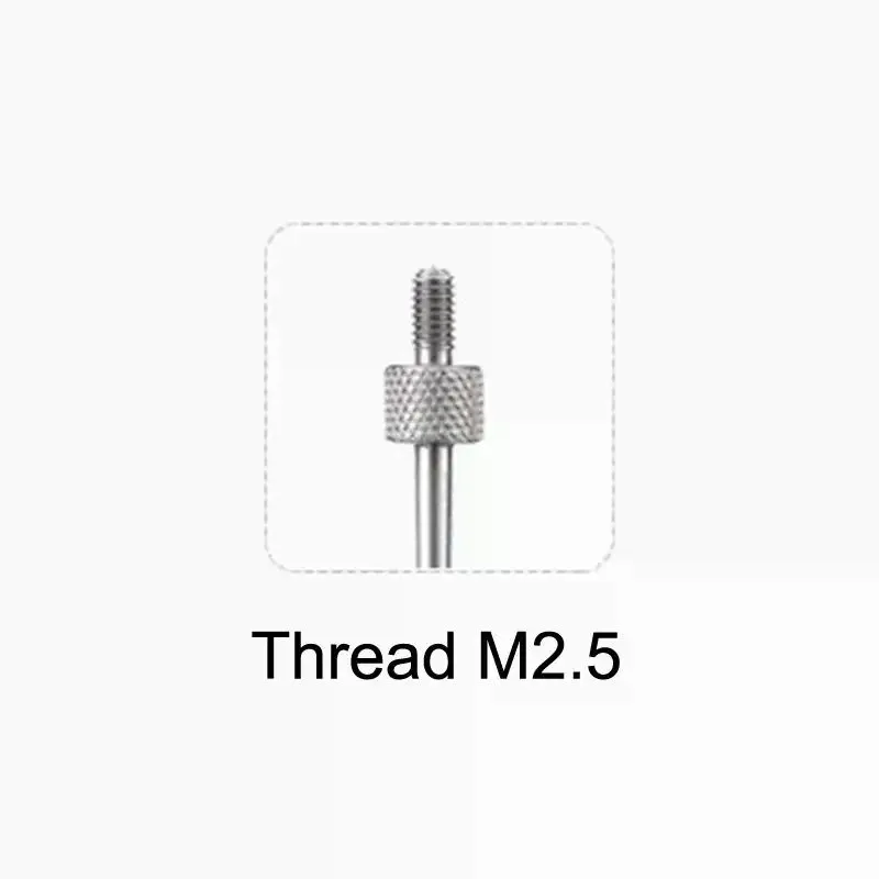 M2.5 Thread Needle Diameter HSS Dial Test Indicator Contact Point Pointed Needle Dial Indicator Tool Parts 45degree - view 3