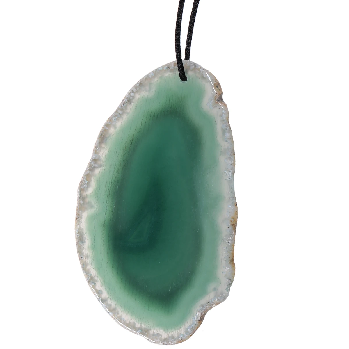 Top Drilled Agate Geode Slices Polished Irregular Crystal Stone Slab Assorted Stone Pendant For DIY Jewelry Making