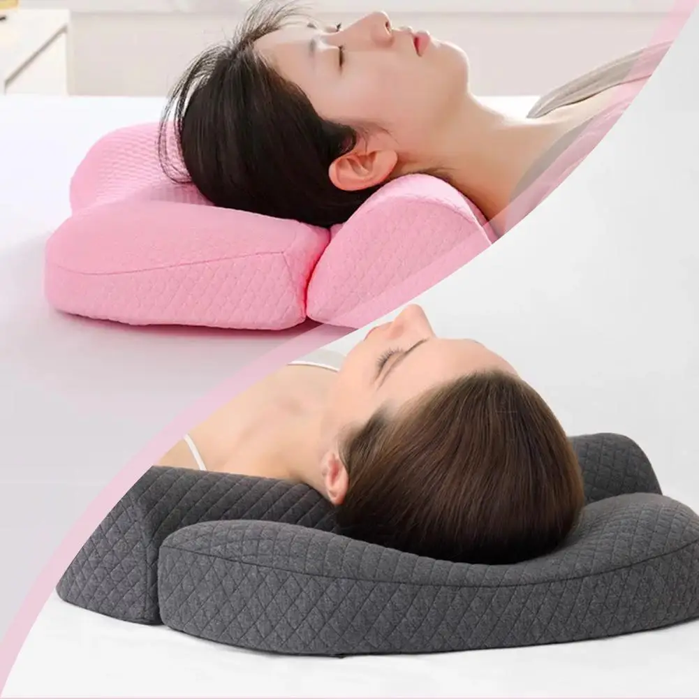 

Cervical Vertebra Repair Pillow Helps Sleep Memory Foam Comfortable Arch Sleep Neck Non-slip Cervical Reverse Pillow Spondy R5W6