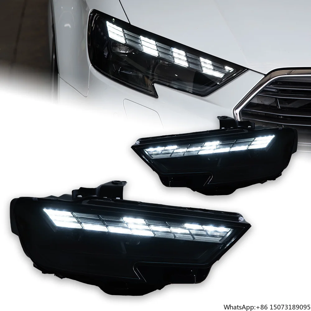 

Car Front Head Lamp for A3 LED Headlight Projector Lens 2013-2020 A3 Limousine Signal Headlights Drl Automotive Accessories