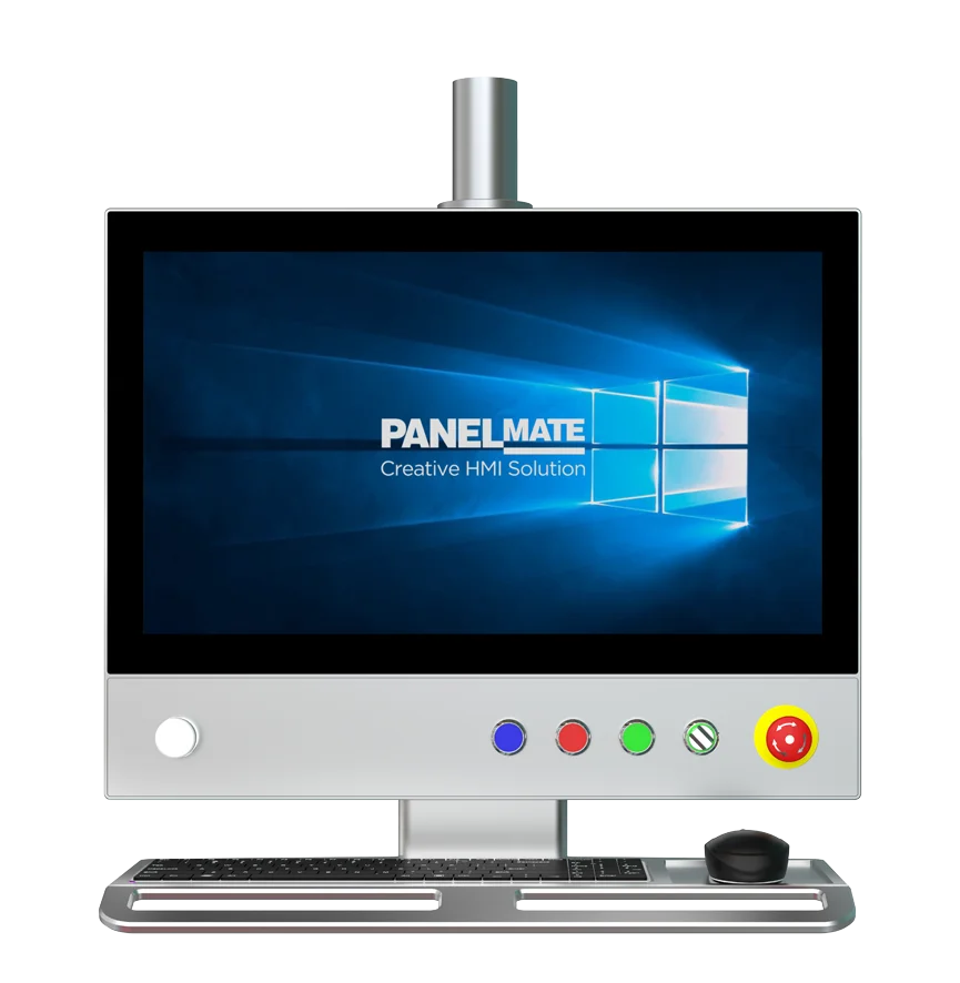 21.5 Inch Industrial Business Capacitive Touchscreen Control Panel DVI Interface Waterproof ARM System Supported Glass  LCD