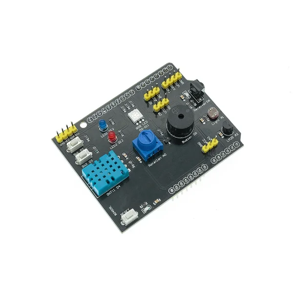 9-in-1 Multi-Function Expansion Board Module DHT11 Temperature sensor Humidity LM35 Temperature Buzzer Compatible with UNO