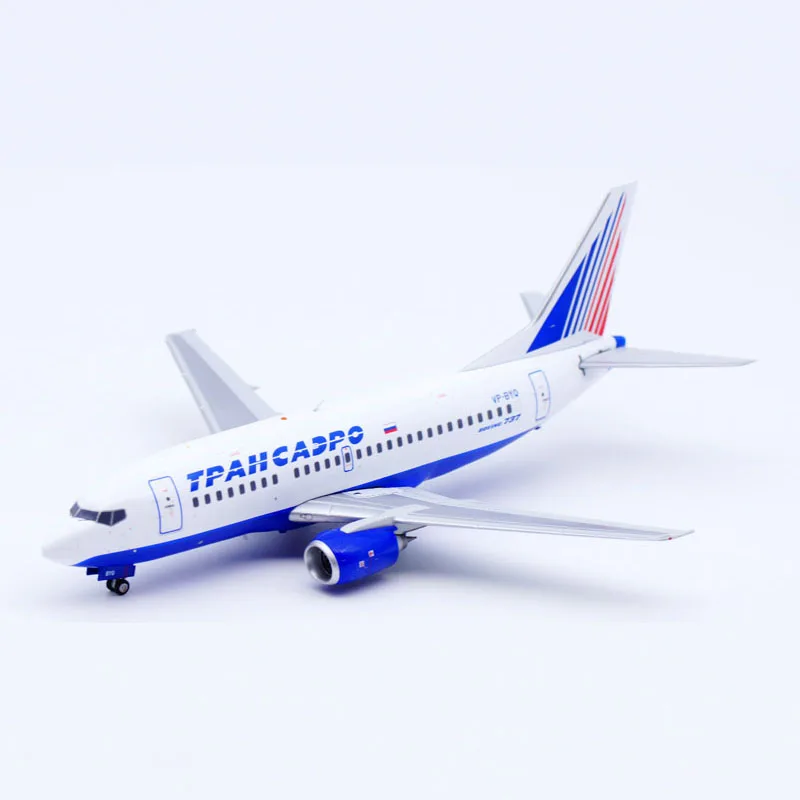 XX20251 Alloy Collectible Plane Gift JC Wings 1:200 Transaero Airlines Boeing B737-500 Diecast Aircraft Model VP-BYQ With Stand