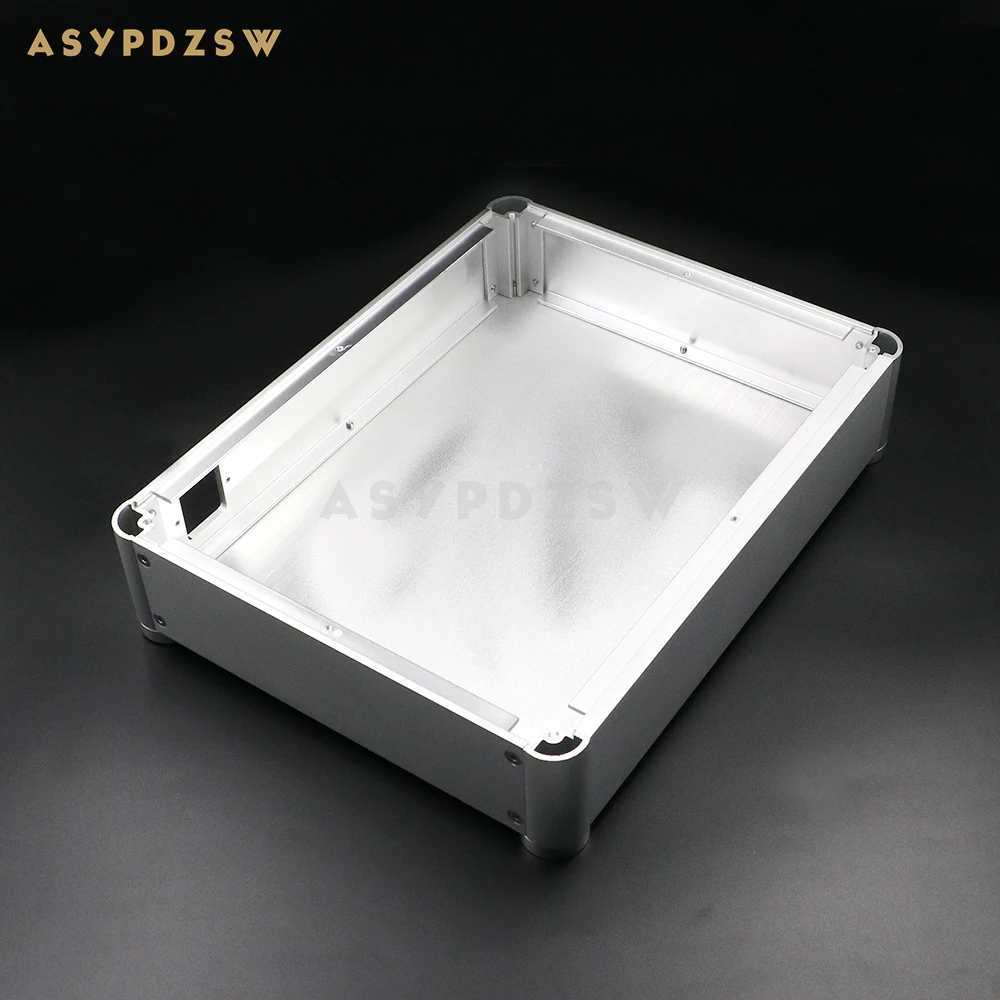 3206 Amplifier aluminum rounded chassis Preamplifier/DAC/Amp case Decoder/Tube amp enclosure box 320*76*250mm