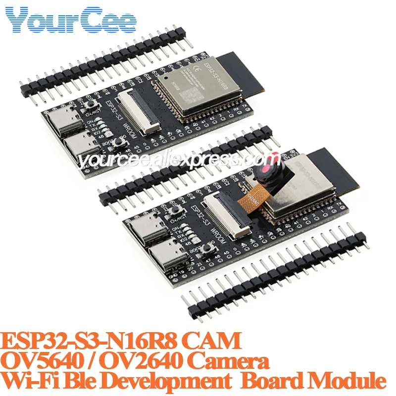 ESP32S3 ESP32-S3 WROOM N16R8 CAM 개발 코어 보드 모듈 OV2640/5640/OV3660 카메라 무선 WiFi+블루투스 모듈