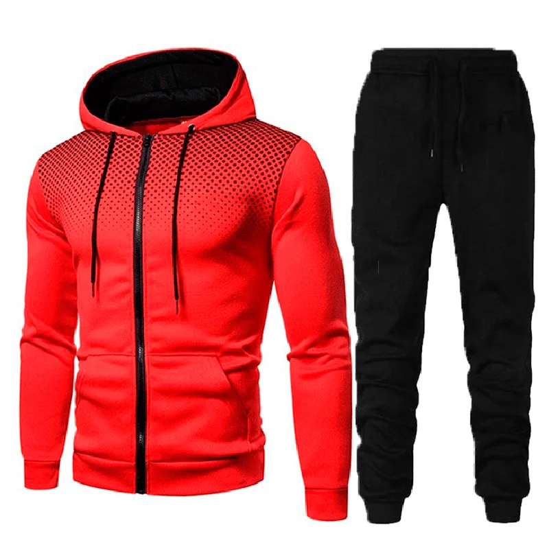 Conjunto de ropa deportiva de 2 piezas para hombre, sudaderas informales + Pantalones, sudaderas con capucha estampadas en 3D, chándal para hombre MY240, novedad de otoño de 2023