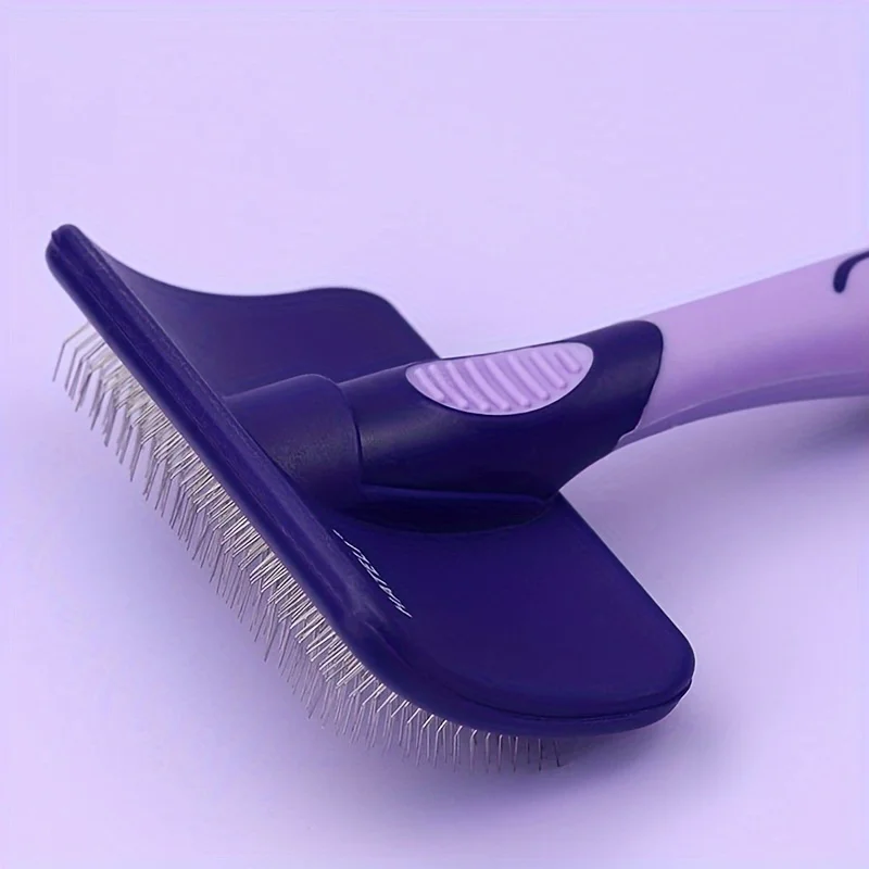 Hartley Pet Needle Comb Dog Hair Comb Compared to Teddy Bear Comb Manufacturer Pet Cat Purple Brush Hard Cat Comb Manufacturer view 5