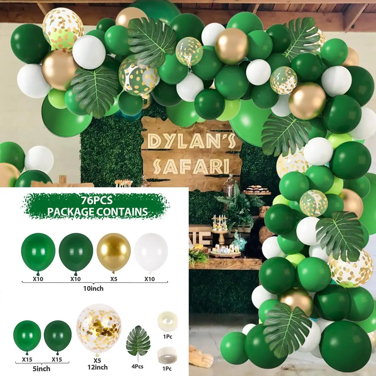 Jungle Birthday Decorations Party Supplies Animals Theme Tableware Tablecloth BackdropPaper Cups Plates Balloons Set Kids Favor