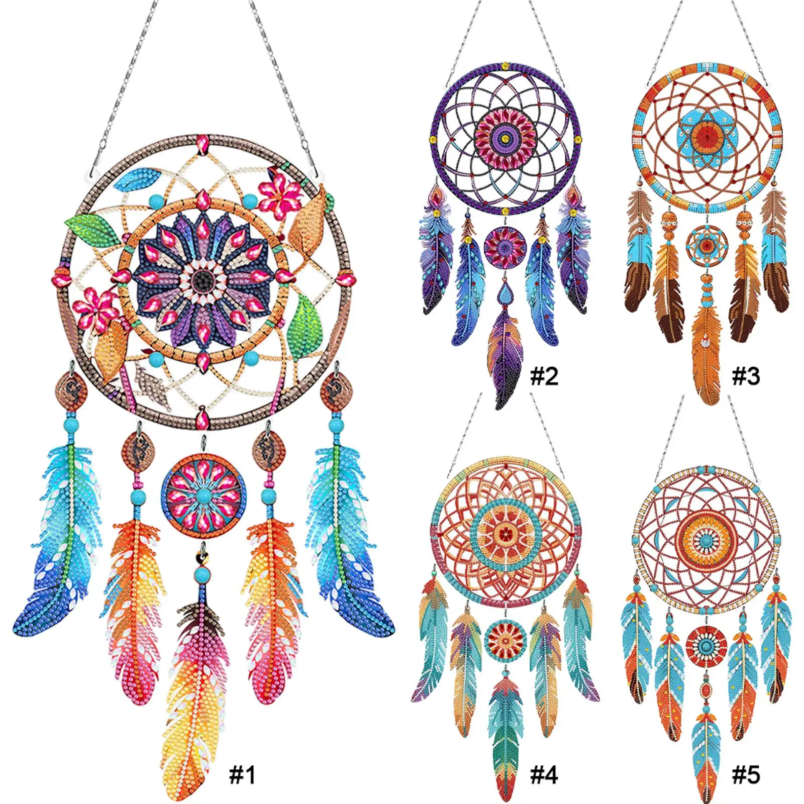 

Тема «Ловец снов» 2D/плоские DIY горный хрусталь Алмазные художественные оконные подвески особой формы Алмазная художественная подвеска Набор алмазной живописи