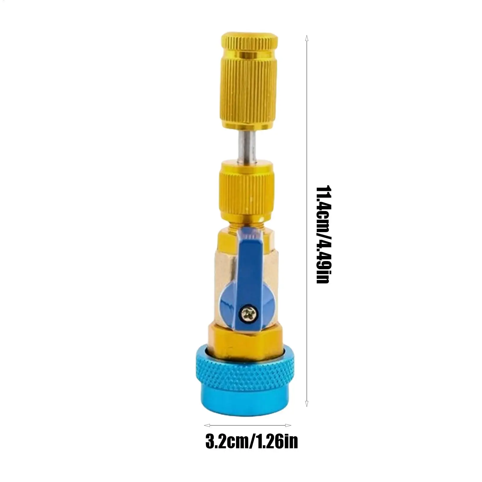 أداة إزالة صمام التيار المتردد الأساسية أداة إزالة الصمام الأساسية متعددة الوظائف ملحقات السيارات طقم تصليح الأدوات لنظام السيارة