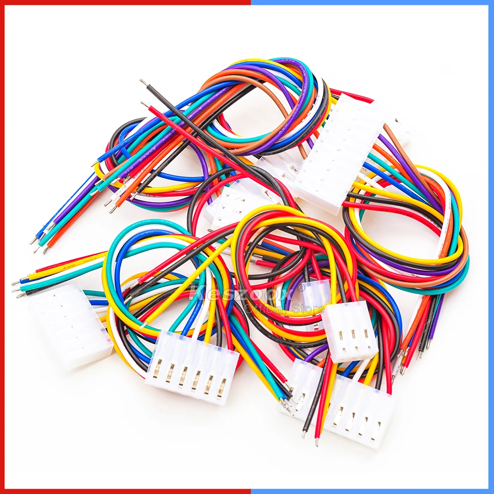 Keszoox Molex  396 KK Mini-Fit 3.96mm Wire Cable Connector with Length of 10-100cm 18AWG Cable Molex09652028【Support Customized】