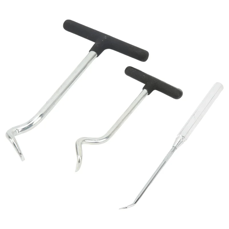 

3PCS O Rings Grease Seals Puller Steel Soft Handle Oil Seal Remover Puller Tool For Car SUV Truck