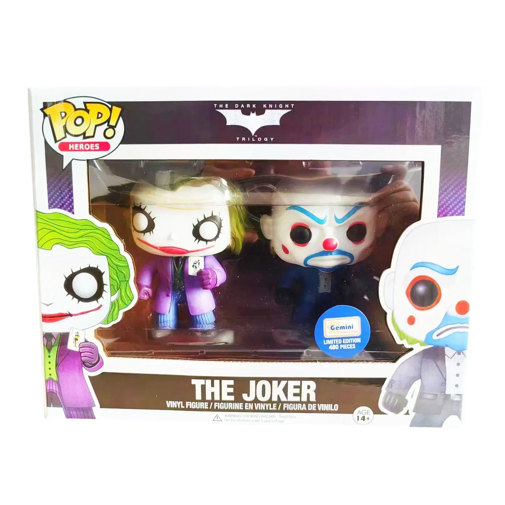 Funko POP the Dark Knight the Joker Harley Quinn Heroes 2 Pack Suicide Squad Vinyl Figure Collection Limited Edition Model Toys