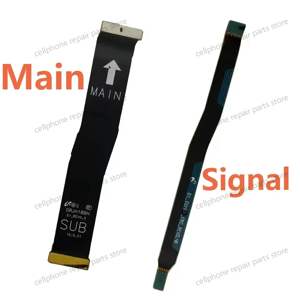Para samsung note 10 lite n770 plus n975f n975u n976v n970f lite n770f antena de sinal wi-fi doca usb placa-mãe principal cabo flexível