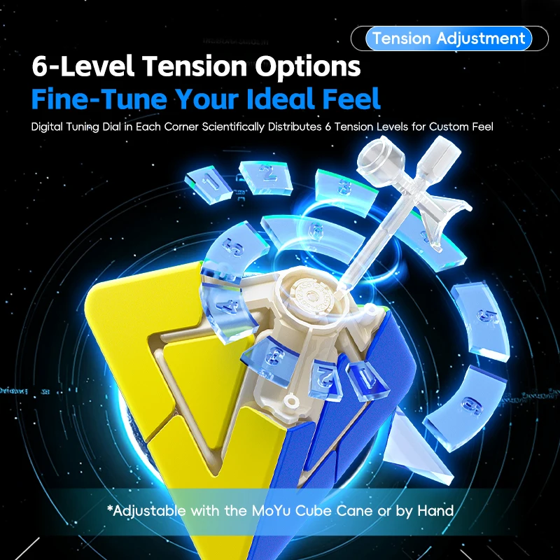 [JudyCube] MOYU Duo Magic Tower Ball Core Magnetic Magic Cube Professional Fidget Toys MFJS Duo Cube 2x2 Cubo Magico Puzzle