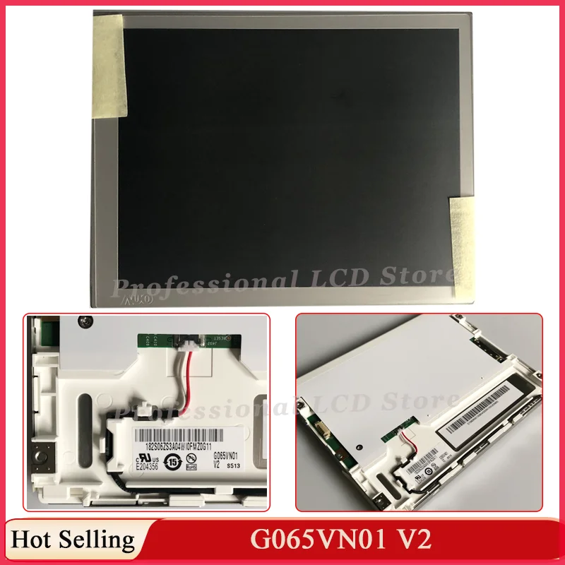 Original New 6.5 Inch G065VN01 V2 LCD Display Screen Panel 640*480 G065VN01 V.2 Industrial LCD Replacement