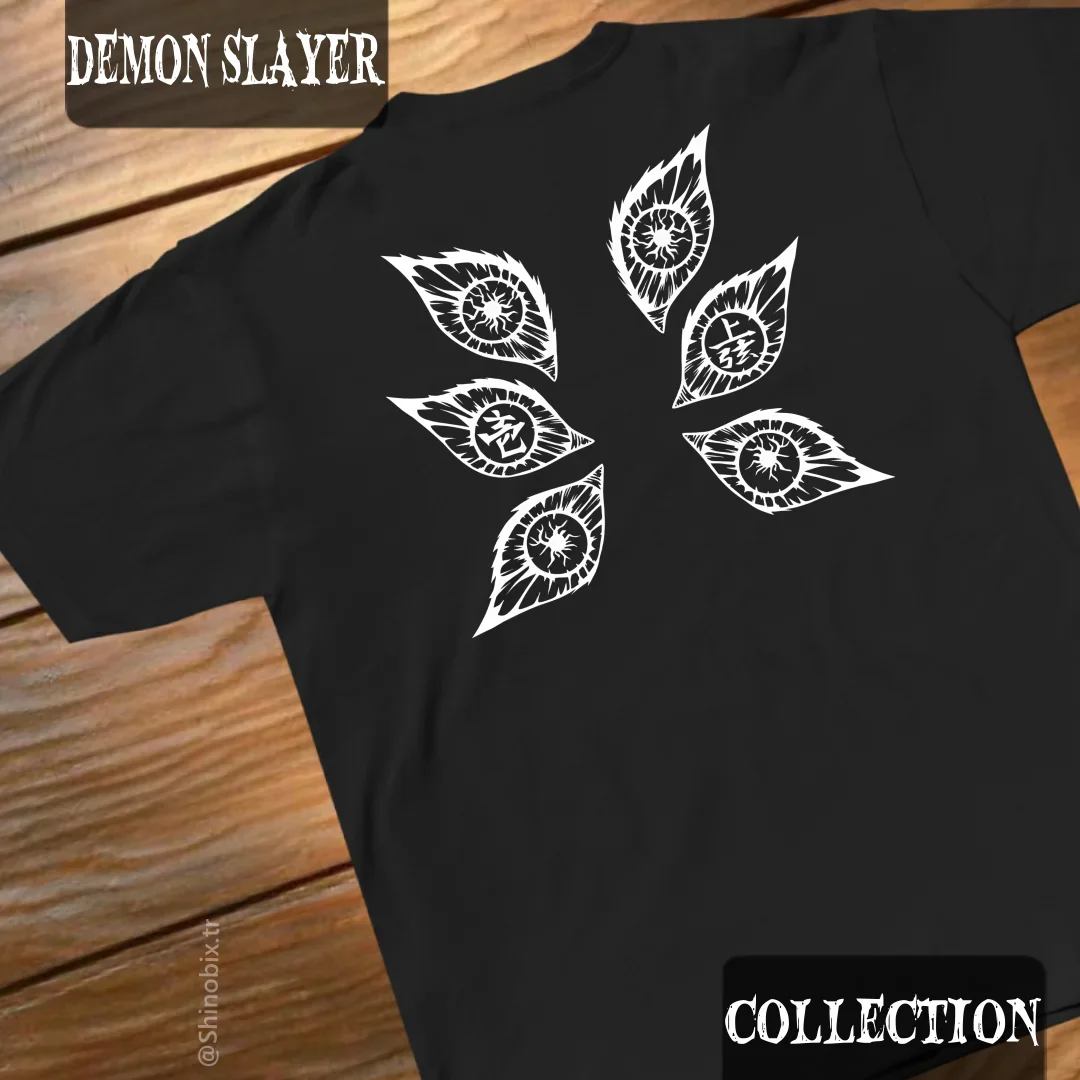 قمة الموضة اليابانية الساخنة الدم الساخن أنيمي تيز Kokushibo الجرافيك المتضخم Harajuku عالية الجودة تي شيرت الإناث الذكور الملابس