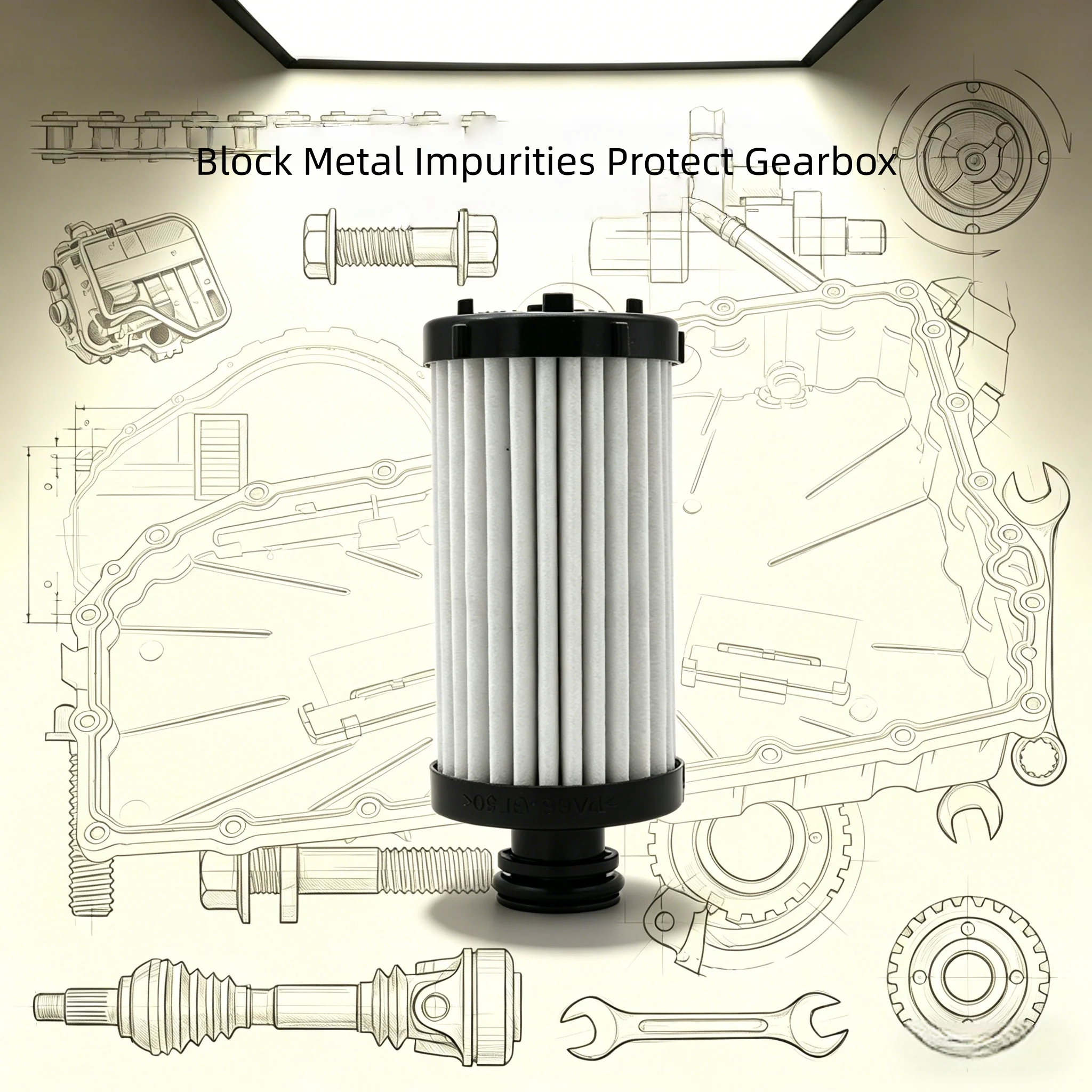 0CK DL382 Transmission small filter element | Block Metal Impurities Protect Gearbox for Your Audi and for VW 7-Speed DSG