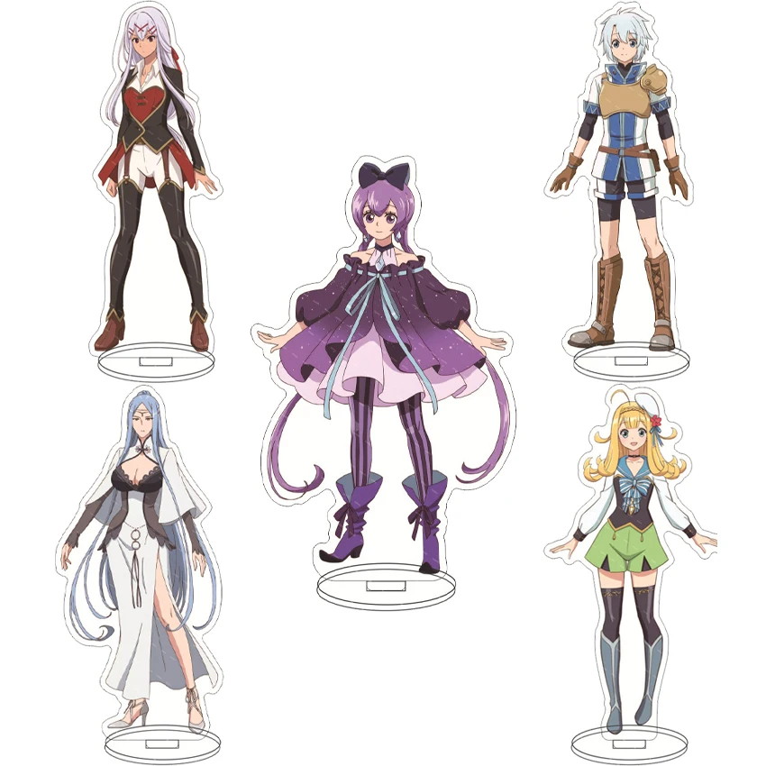 16CM Anime The Unaware Atelier Master Kurt Rockhans Liselotte Homulos Yurishia Mimiko Acrylic Stand Figure Cos Ornaments Gifts