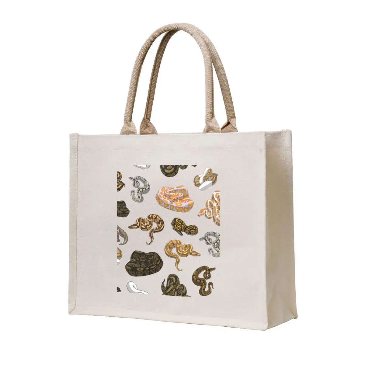 

Ball Python Morph Snake Pattern Tote Bag sacs de shopping Canvas stote bag tote bag canvas