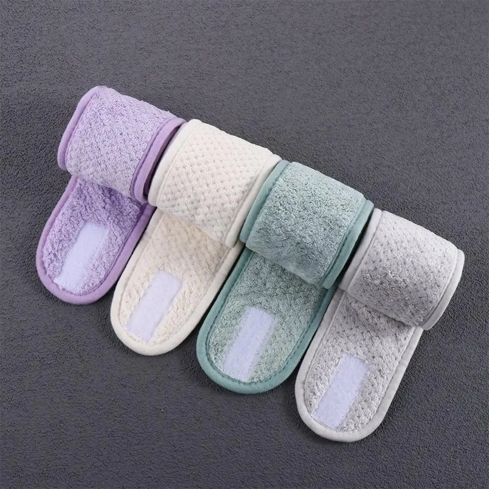 Headband Bulu Coral untuk Yoga, Rias Wajah, Mandi, Kosmetik, Pembungkus, Tiara, Turban, Pencuci Muka, dan Penjepit Rambut