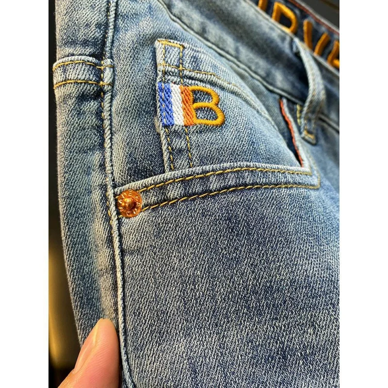 Summer Thin Denim Shorts For Men'S New American Casual Versatile Loose Straight Tube Washed Slim Fit Minimalist Youth Jeans