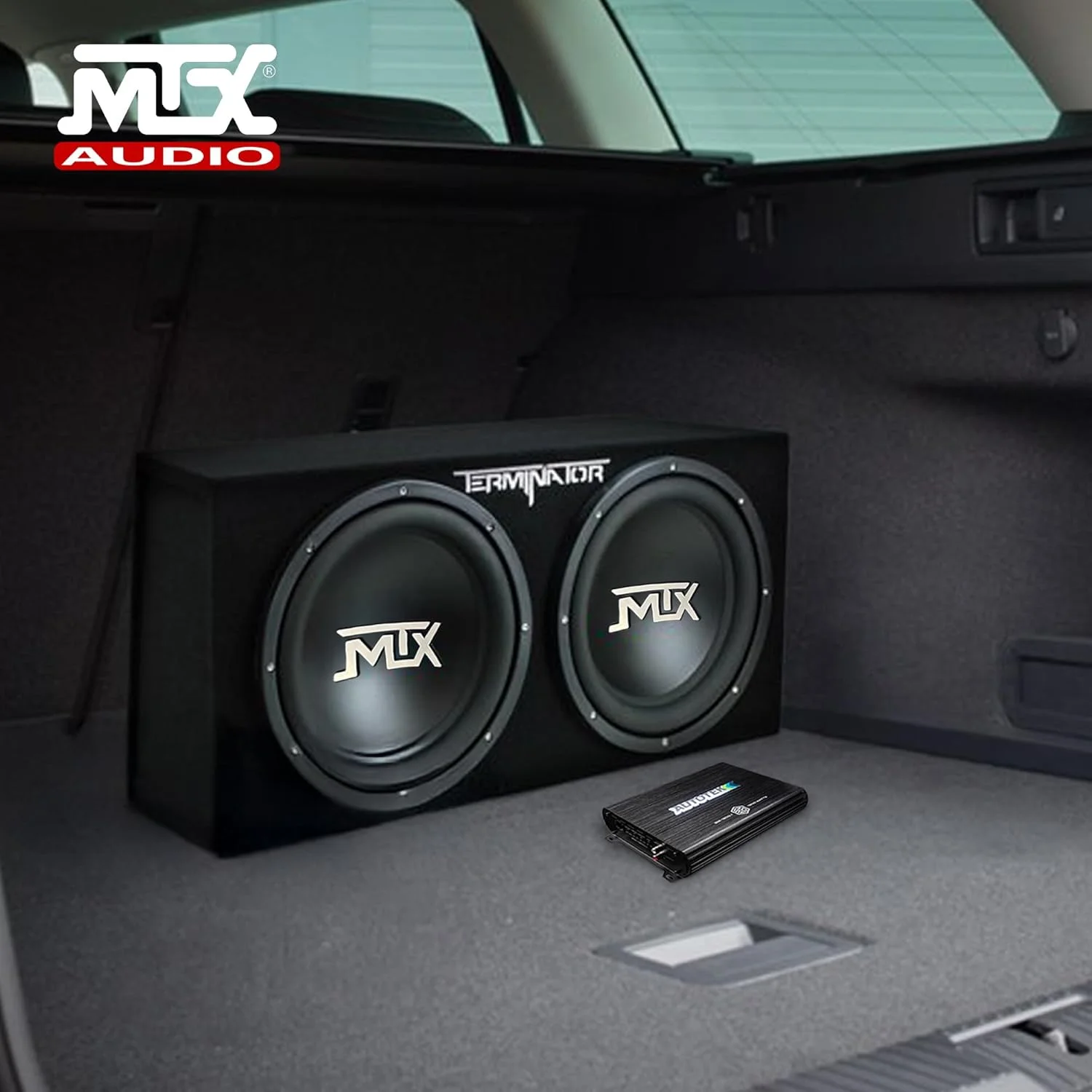 12 Inch 1200W Dual Loaded Car Subwoofer Package – 4 Ohm Sub Enclosure with 1200W Mono A/B Amplifier & Complete Wiring Kit 6