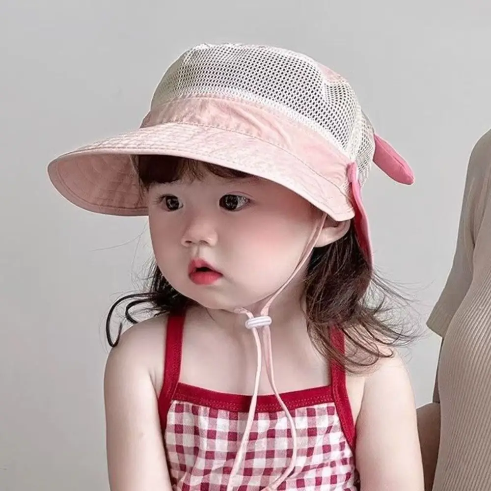 

Quick-dry Cartoon Animal Bucket Hat Detachable Letter Embroidery Summer Kid Sunhat Shading Hat Anti-UV Sun Hat
