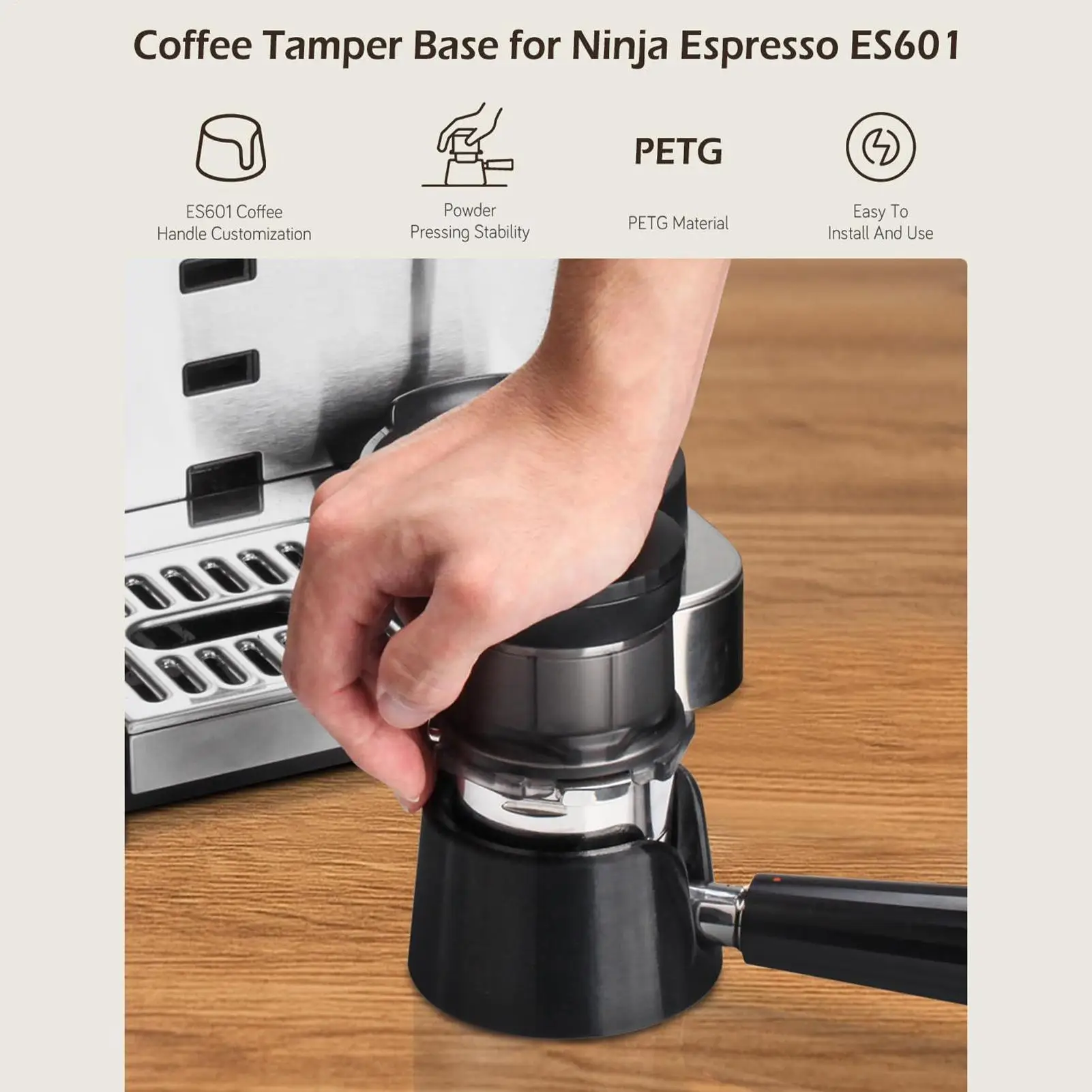 Siebträger-Unterstützung, Kaffee-Manipulationswerkzeug, verbessert die Stabilität, rutschfester Halter, tragbares Zubehör, Teile für das Brauen in der Küche zu Hause