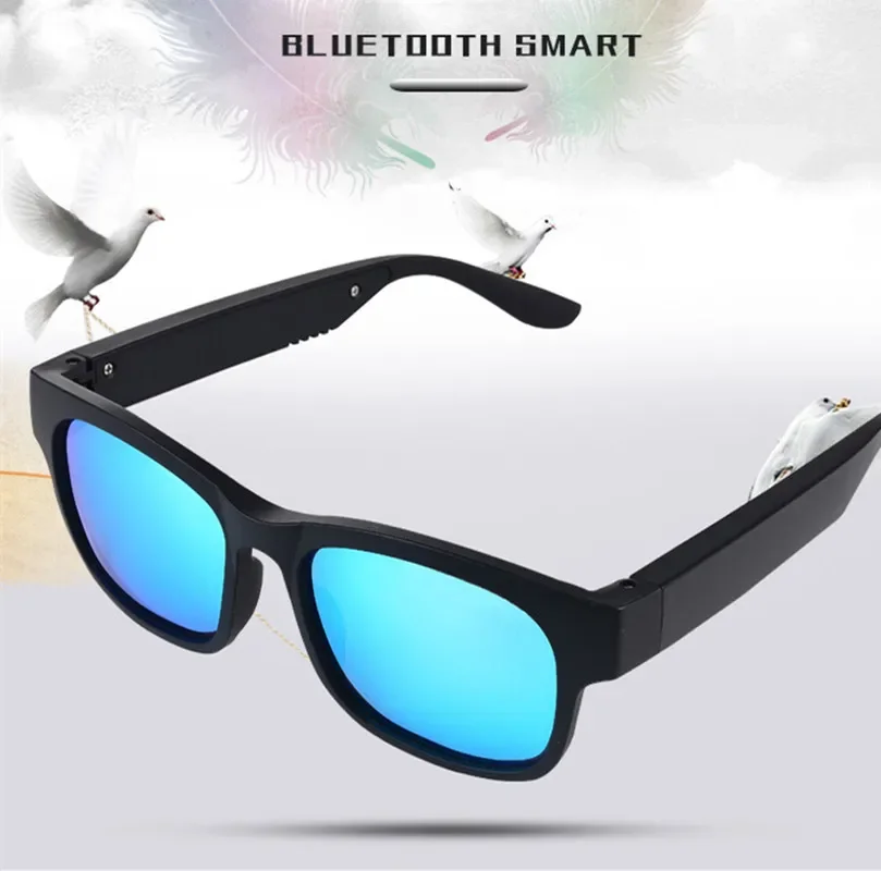 Bluetooth 5.0 Headset Outdoor Multicolor Sunglasses Sports Headphones Mobile Phone Wireless Earphone Call Music Binaural Glasses