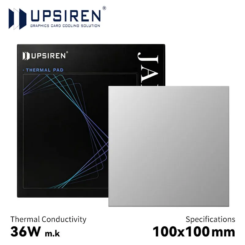 Upsiren JARAPAD PRO 36W GPU CPU Heatsink Cooling Conductive Silicone Pad, 100x100mm High Quality Original Authentic Thermal Pad