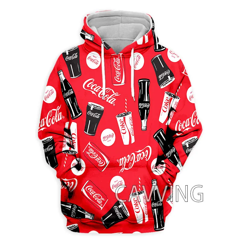 Caving 3d gedruckt Cola Hoodies Kapuzen pullover Harajuku Hoodie Sweatshirts Tops Kleidung für Frauen/Männer h01