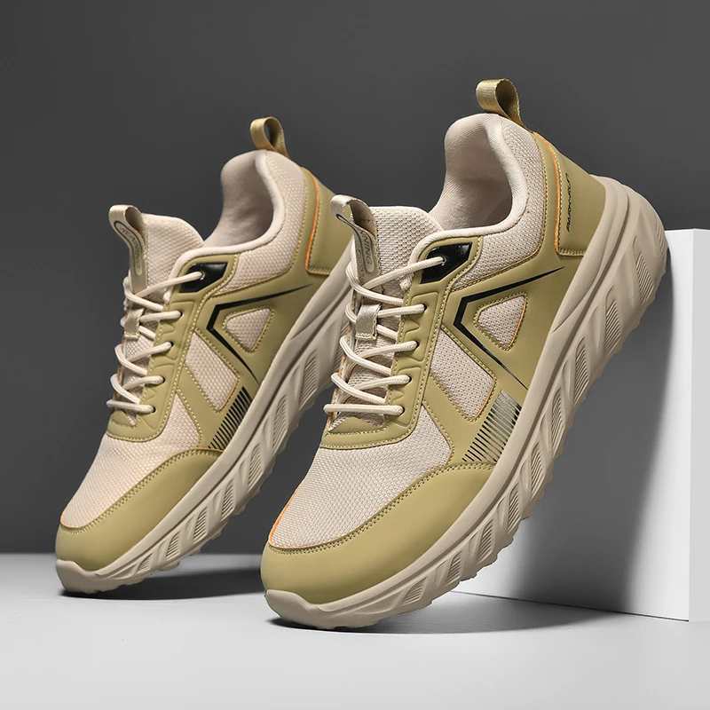 

Hot Selling Autumn Low Cut Comforta Mens Wide Toe Shoes Lightweight Anti Slip Running Shoes Stress Relieving Daily Walking Shoes