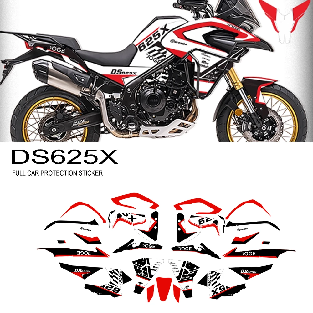 DS625X Accessories Full-body protective decal kit For VOGE DSX625 625DSX Waterproof scratch-resistant Paint protection stickers