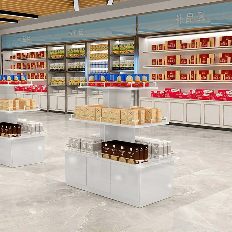 Zhongdao Cabinet Display Cabinet Supermarket Stack Head Desk Stationery Maternal and Infant Shelf Cosmetics Tea Shop Container F