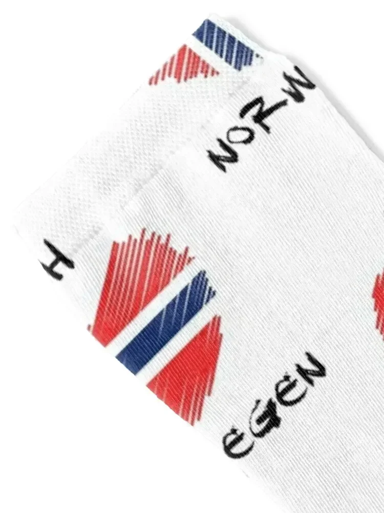 I love Norway, perfect gift for the norwegian patriot Socks cartoon snow Men's hip hop Luxury Woman Socks Men's