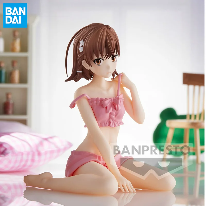 

Bandai натуральная Banpresto A Определенная научная рельсовая пушка Мисака Микото аниме сексуальная милая девушка фигурку игрушки Коллекционная модель