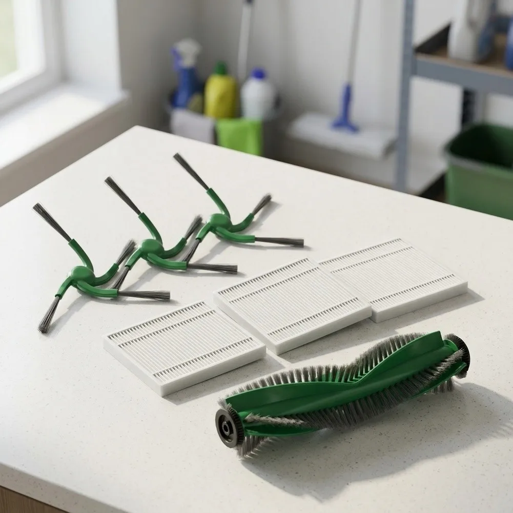 Main Side Brushes With Filters For Roomba 115 For Combo 115 For Combo+ Robot Vacuum Cleaners Home Cleaning Tools Acccessories