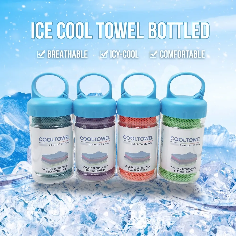 Bottled Cooling Sports Towel Cooling Ice Towel Cooling Towel Gift Ice Towel Sweat-Absorbing