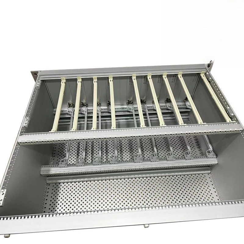 Silver PCI Chassis Aluminum Alloy Aluminum Profile Chassis Rail Transit Server