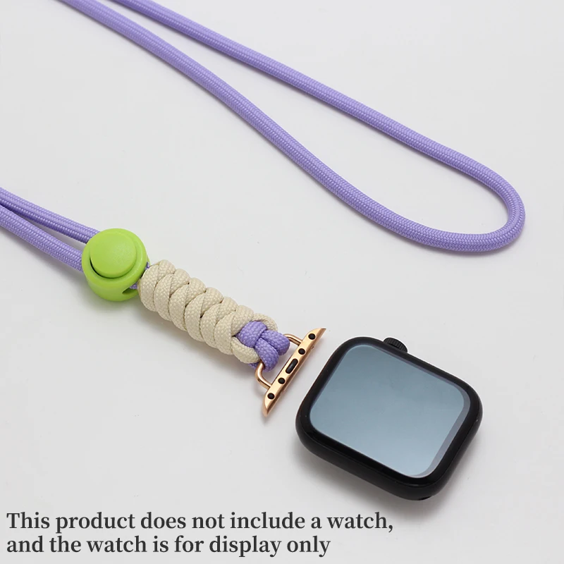 For Apple Watch lanyard 41mm 42mm 45mm 46mm 49mm The rope around the neck s10 s9 s8 s7 s6 Pocket watch braided lanyard s5 s4