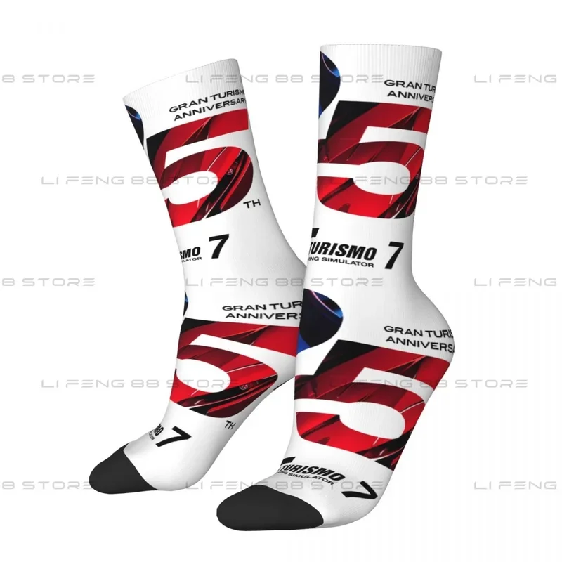 

Gran Turismo Racing Game Gran Turismo Racing Game Unisex Winter Socks Hip Hop Happy Socks Street Style Crazy Sock