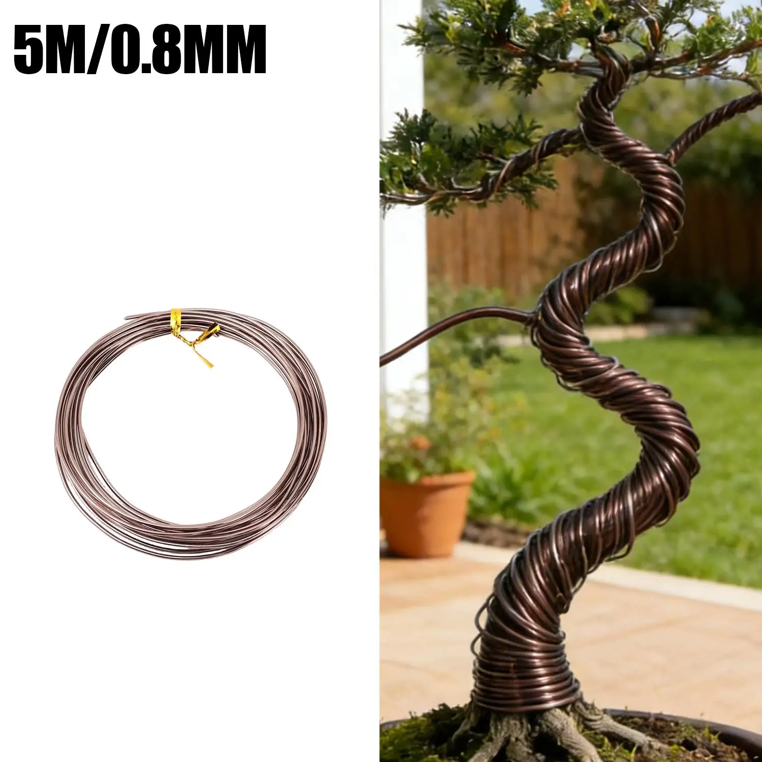 Black Aluminium Bonsai Training Wire product image