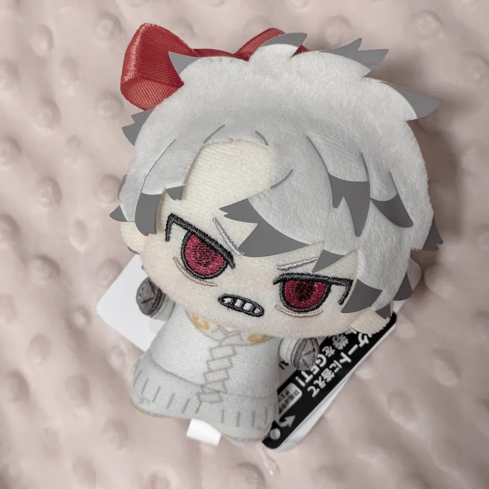 10cm GACHI AKUTA Rudo Plush Dolls Pendant Holiday Gifts Mini GACHI AKUTA Printed Stuffed Backpack Toys Rudo Fans Collec