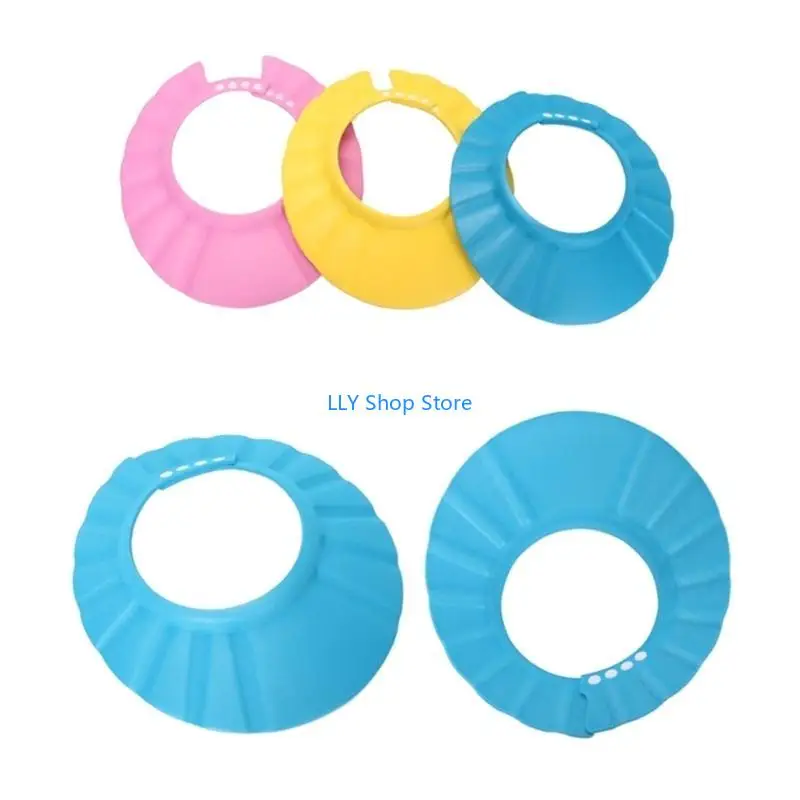 

T8UD Shower Cap Waterproof Soft EVA Hair Washing Hat Infant Children Bathroom Gear