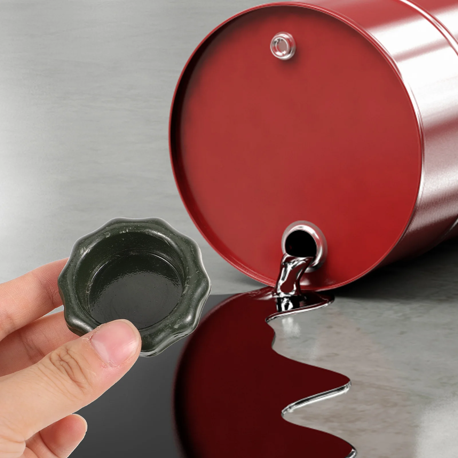 

4pcs Oil Bucket Cover Thread Gas Can Lid Reusable Sealed Cap For Gas Barrel Replacement Corrosion Resistant Durable Storage