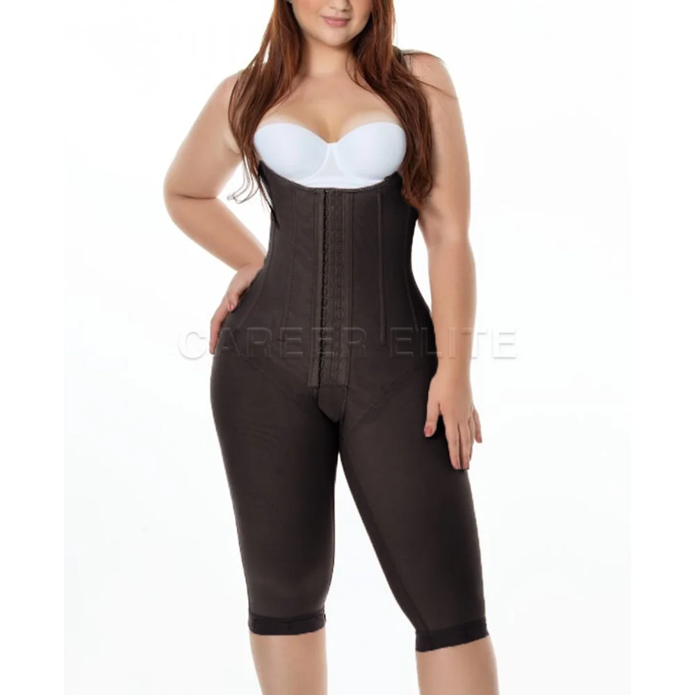 Fajas Colombianas Hourglass Girdle Modeling Girdle for Women Knee length Shapewear High Compression Corset Sexy Body Flat Belly