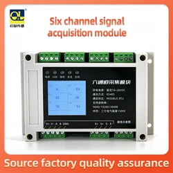 Multichannel digital 485 weight transmitter sensor signal amplification 6-way weighing module instrument MODBUS