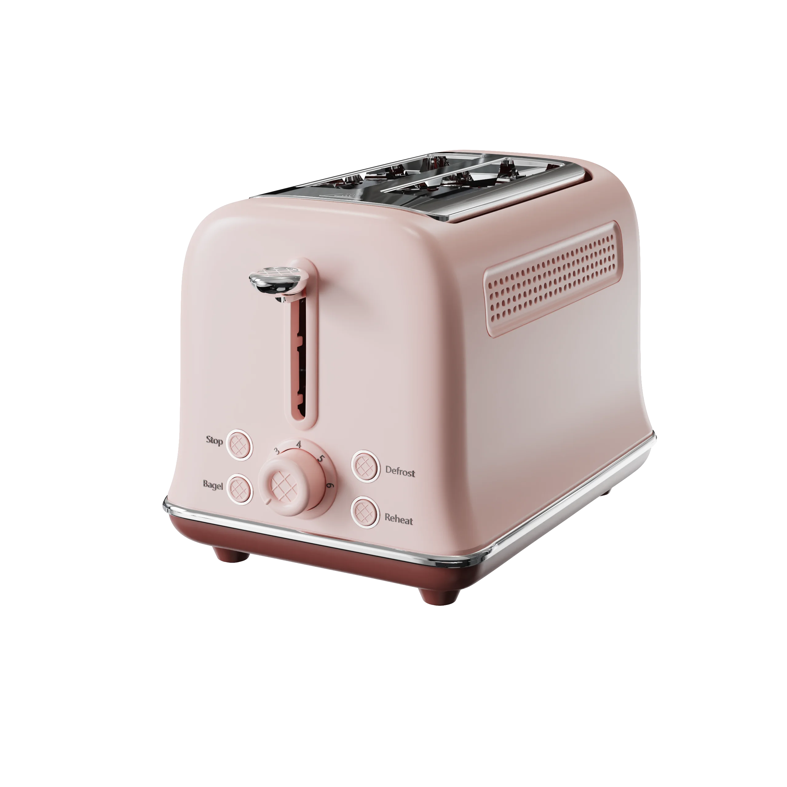 Efficient Versatile 2‑Slice Digital Toaster Sandwich Maker for Breakfast Bagel Bread Cooking Convenient